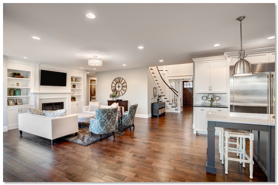 Hanscraped hardwood floor in Roswell